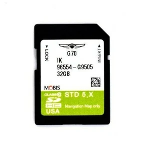 New OEM Hyundai Genesis G70 SD Navigation Map Card 96554-G9505 - Picture 1 of 3