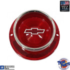 1963 For Chevrolet Full Size Car Red Tail Light Lens With Red Bowtie And Trim Ea