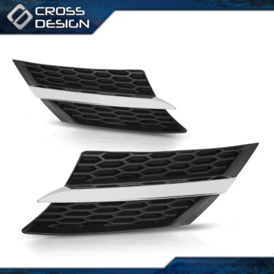 Front Grille Bumper Fits 13-15 Toyota RAV4 Black Chrome Left Right 531060R010 - Image 1 of 4