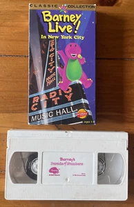 Barney - Live In New York City (VHS, 1994, Classic Collection) - Picture 1 of 5
