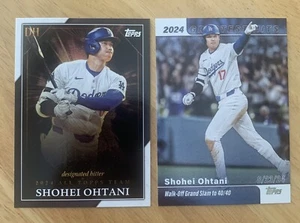 Shohei Ohtani 2025 Topps Series 1 All Topps Team, Greatest Hits 40/40 2 Card Lot - Bild 1 von 2