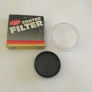 OLD NEW STOCK ROKUNAR 55mm CIRCULAR POLARIZERSCREW IN FILTER IN ITS BOX - Picture 1 of 4