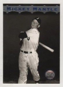 Stadium Club Mantle #01 1996 Mickey Mantle New York Yankees BV $5 inserto #1 - Imagen 1 de 1