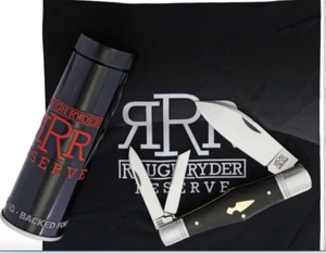 ROUGH RIDER RESERVE RRR JUMBO SWELL WHITTLER PREMIER KNIFE RIDER RRR003  NB - Picture 1 of 7