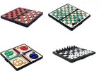 Mini Magnetic Travel Board Games - Chess , Ludo , Snakes and Ladders,  Draughts