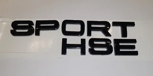 SPORT HSE NEW gloss black badge EMBLEM - Picture 1 of 2