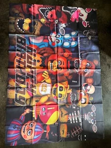 Five Nights at Freddy's Wall Banner Poster Decoration Fabric Official FNAF New - Picture 1 of 3