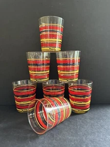 Fiesta Ware Homer Laughlin Signed Glasses Lowball 12oz Tumblers Set-7 - Picture 1 of 21