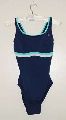 Nuevo con etiquetas Traje de baño sin mangas Aqua Sphere NAIAD para mujer Nazca azul marino 1 pieza talla 8 Foto 1 de 4