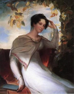 Oil Painting repro Thomas Sully Elizabeth Bordley - Picture 1 of 1
