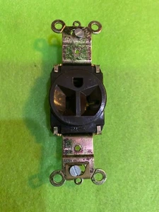 Single Receptacle Brown 20 Amp 125V 2 Pole (New) - Picture 1 of 5