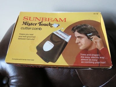 NUEVO PEINE CORTADOR SUNBEAM VINTAGE AÑOS 70 "MISTER TOUCH UP" Foto 1 de 4