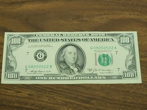 Series 1969A $100 Bill * CHICAGO * G 08050522 A - Picture 1 of 6