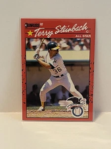 Donruss Terry Steinbach #637 1990 All-Star Game Performance - Imagen 1 de 2