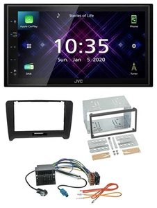 JVC DAB 2DIN MP3 Bluetooth USB Autoradio für Audi TT (06-14) Quadlock - Bild 1 von 10