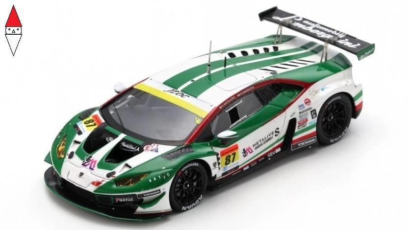 1/43 SPARK LAMBORGHINI LAMBORGHINI GT3 TEAM JLOC N 87 GT300 CLASS SUPER GT 2024 - Immagine 1 di 3
