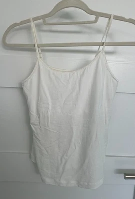 Talbots 白色背心吊带背心 P 码娇小可调节肩带分层  — 第 1/4 张图片