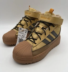 Adidas Superstar Winter Trek Boot Oat Charcoal ID1021 Kinder Jugend Größe 13,5 NEU - Bild 1 von 12