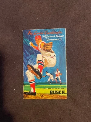 vintage 1969 St. Louis Cardinals schedule baseball - Image 1 of 3