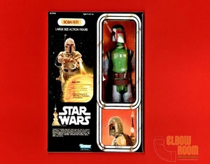 Kenner Star Wars 12 pulgadas Boba Fett paquete arte 2x3" imán nevera - Imagen 1 de 2