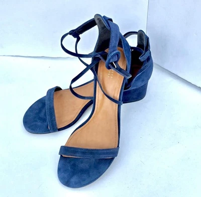 Zapatos para mujer Barneys New York de gamuza azul vivo hechos en Brasil talla 10B Foto 1 de 4