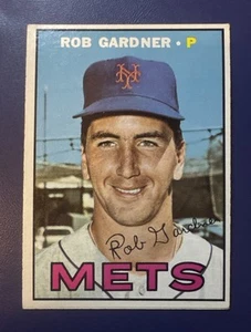 1967 TOPPS #217 ROB GARDNER NEW YORK METS PITCHER  *FREE SHIPPING* - Picture 1 of 2
