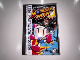 Saturn Bomberman (Sega Saturn, 1997) CIB Complete (Reproduction Manual / Art) NM