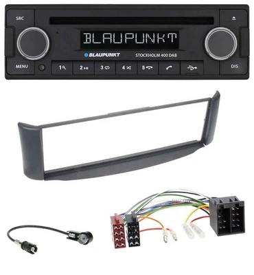 Blaupunkt MP3 Bluetooth DAB CD USB Autoradio für Smart ForTwo 450 grau ohne Meta - Bild 1 von 4