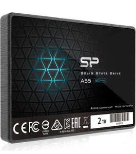 Silicon Power 2TB SSD 3D NAND A55 SLC Cache Performance Boost SATA III 2.5 7mm - Picture 1 of 1