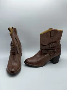 Bussola Damen Woodville Rostbraun Leder Stiefeletten Größe 7,5 EU 38 - Bild 1 von 23