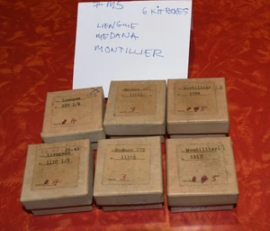Lotto 6 scatole nuove vintage OROLOGIO ricambi Liengme Medana Montillier #m5 - Foto 1 di 9