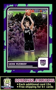 2023-24 Hoops Haunted Hoops Slime #157 Sasha Vezenkov Sacramento Kings RC - Bild 1 von 2