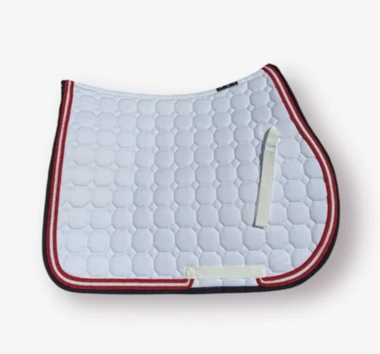EQUILINE Schabracke OCTAGON - weiss/navy/rot   Gr. VS - Bild 1 von 1