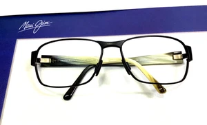 Maui Jim Sunglasses Black Coral 249-2M Matte Black Frame Only 100% ITALY - Picture 1 of 4