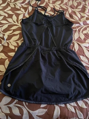 Платье Lululemon женское черное S-M комбинезон спортивная одежда - Изображение 1 из 4