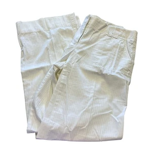 J. Crew Women's Chino Classic Twill City Fit White Pants Size 8 - Picture 1 of 4