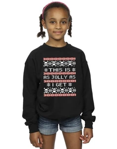 Christmas Girls Jolly As I Get Sweatshirt - Picture 1 of 7