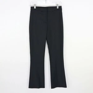 Ql2 QUELLEDUE Cropped Pants Womens IT40 US4 Slim Fit Black Stretch Career - Bild 1 von 10
