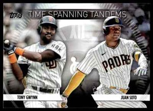 2023 Topps Update Time Spanning Tandems #TS-5 Juan Soto/Tony Gwynn