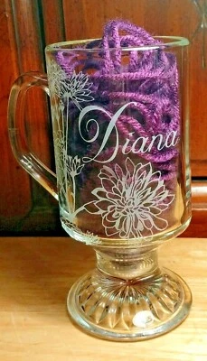 Taza de café irlandesa flor y verso té chocolate caliente postres personalización gratuita Foto 1 de 4