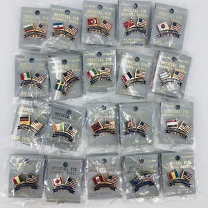Vintage 1990 Seattle Goodwill Games Freundschaft Flagge Trading Pin Lot Jugoslawien Kuba - Bild 1 von 6