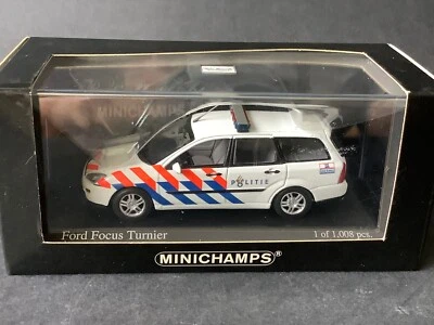 Die-Cast Minichamps 430 087092 1:43 Ford Fokus Break 1997 Politie(CZ59-39S3/3)-0 - Bild 1 von 4