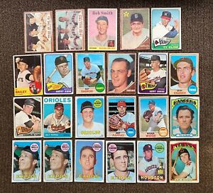 Vintage Topps Baseball Card Lot 23 Cards Ranging From 1958-1972