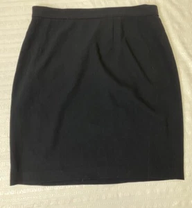 VINTAGE! DKNY 100% WOOL 90's Size 12 Petite. Short Mini Pencil All Pure Wool - Bild 1 von 11