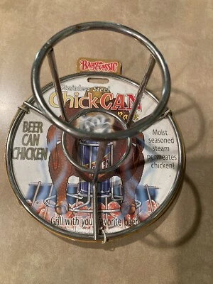 Bayou Classic Lata de Cerveza de Acero Inoxidable ChickCan Estante para Pollos 0880 Foto 1 de 3