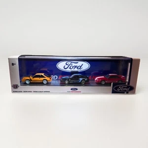 M2 Machines 1987 & 1988 Ford Mustang GT Foxbody 3 Pack Walmart Exclusive Chase - Bild 1 von 6