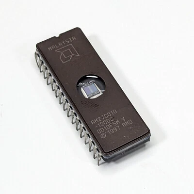 AMD AM27C010 120DC EPROM 1MBit 120ns CMOS Ultraviolet Erasable Programmable Rom - Image 1 of 2