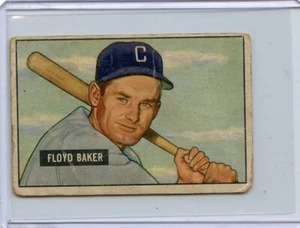 1951 Bowman Floyd Baker Chicago White Sox #87 ⭐️💥🎯 F/G - Picture 1 of 2