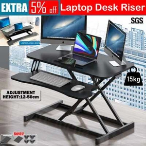 Adjustable Standing Desk Riser, Adjustable Stand up Desk Converter AUS Stock NEW - Picture 1 of 14