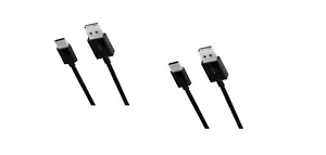 2x cable USB de 5 pies de largo para celular de consumo/tracfone Nokia C100, Nokia C200 - Imagen 1 de 1